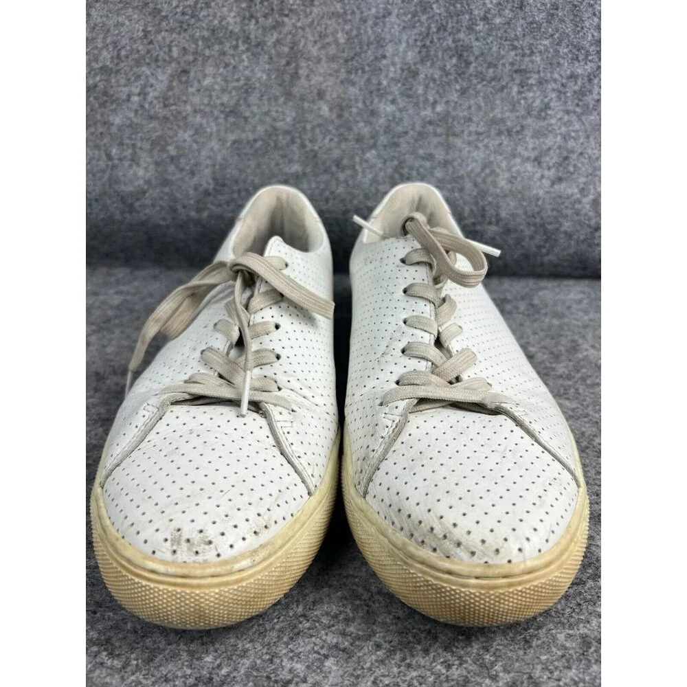 G/Fore Durf Golf Shoes Women's 11 White Perforated Leather Low Top Casual G4 - Picture 3 of 6